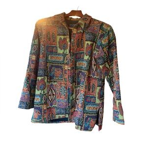 Vintage Chico’s Anniversary Collection beaded jacket